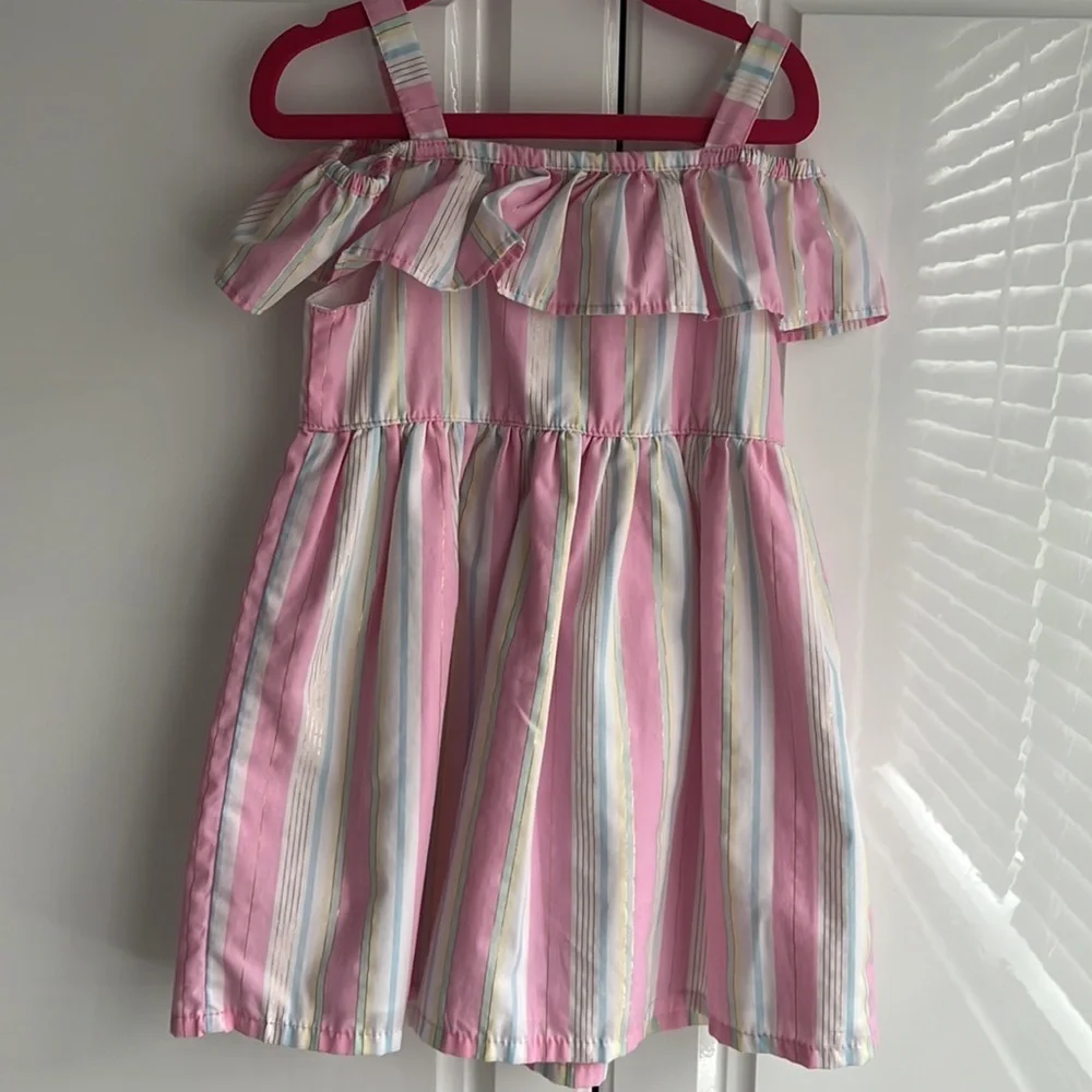 Penelope Mack off shoulder girls summer dress